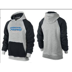 Carolina Panthers Critical Victory Pullover Hoodie Dark Grey & Blue 
