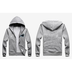 Carolina Panthers Authentic Logo Hoodie Grey 