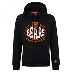 Men's Chicago Bears Black BOSS X Touchback Pullover Hoodie 