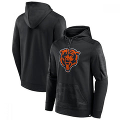 Men's Chicago Bears Black On The Ball Pullover Hoodie 
