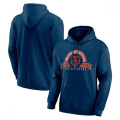 Men's Chicago Bears Navy Pullover Hoodie 