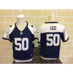 Toddler Dallas Cowboys #50 Sean Lee Blue Thanksgiving Stitched NFL Jersey 