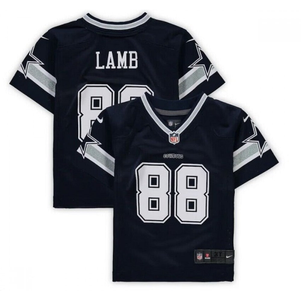 Toddlers Dallas Cowboys #88 CeeDee Lamb Navy Stitched Jersey 