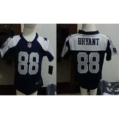 Toddler Cowboys #88 Dez Bryant Navy Blue Thanksgiving Stitched NFL Elite Jersey 