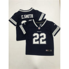 Toddlers Dallas Cowboys #22 Emmitt Smith Navy Vapor Limited Stitched Jersey 
