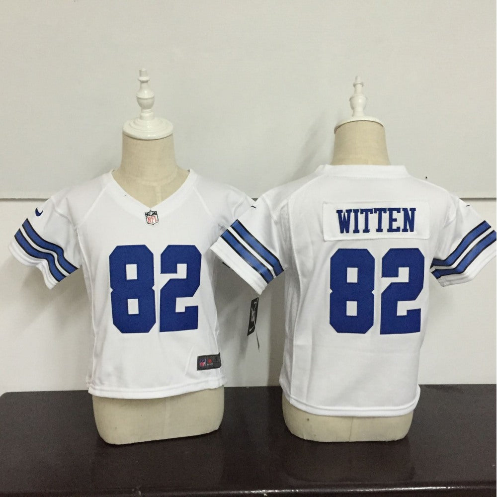 Toddler Dallas Cowboys #82 Jason Witten White Stitched NFL Jersey 