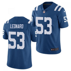Toddlers Indianapolis Colts #53 Darius Leonard Blue Vapor Untouchable Limited Stitched Jersey 