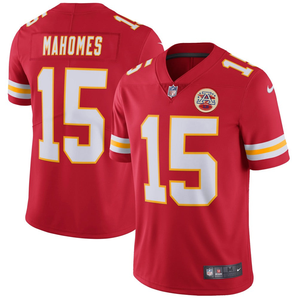 Toddlers Kansas City Chiefs #15 Patrick Mahomes Red Vapor Untouchable Limited Stitched Jersey 