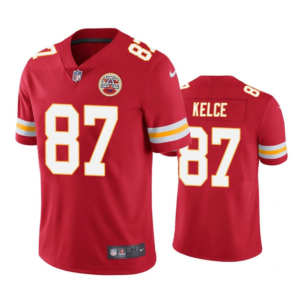 Toddlers Kansas City Chiefs #87 Travis Kelce Red Vapor Untouchable Limited Stitched Jersey 
