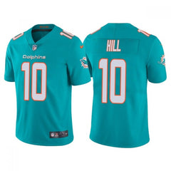 Toddlers Miami Dolphins #10 Tyreek Hill Aqua Vapor Limited Stitched Jersey 