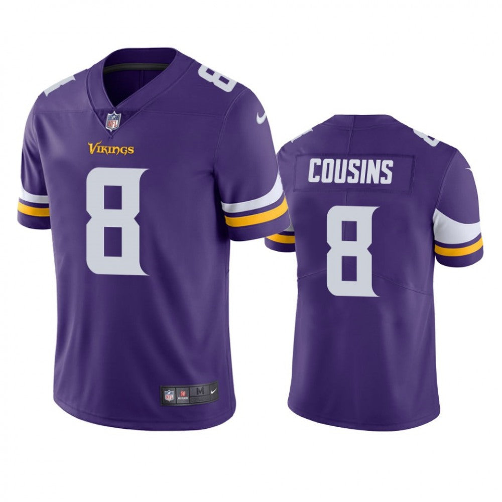 Toddlers Minnesota Vikings #8 Kirk Cousins Purple Vapor Untouchable Limited Stitched Jersey 
