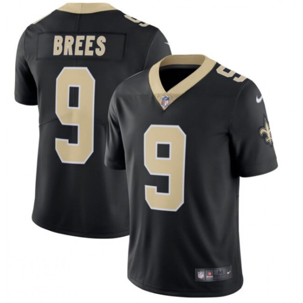 Toddlers New Orleans Saints #9 Drew Brees Black Vapor Untouchable Limited Stitched Jersey 