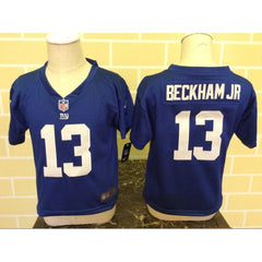 Toddler New York Giants #13 Odell Beckham Jr Blue Stitched NFL Jersey 