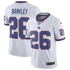 Toddlers New York Giants #26 Saquon Barkley White Limited Rush Stitched Football Jersey 