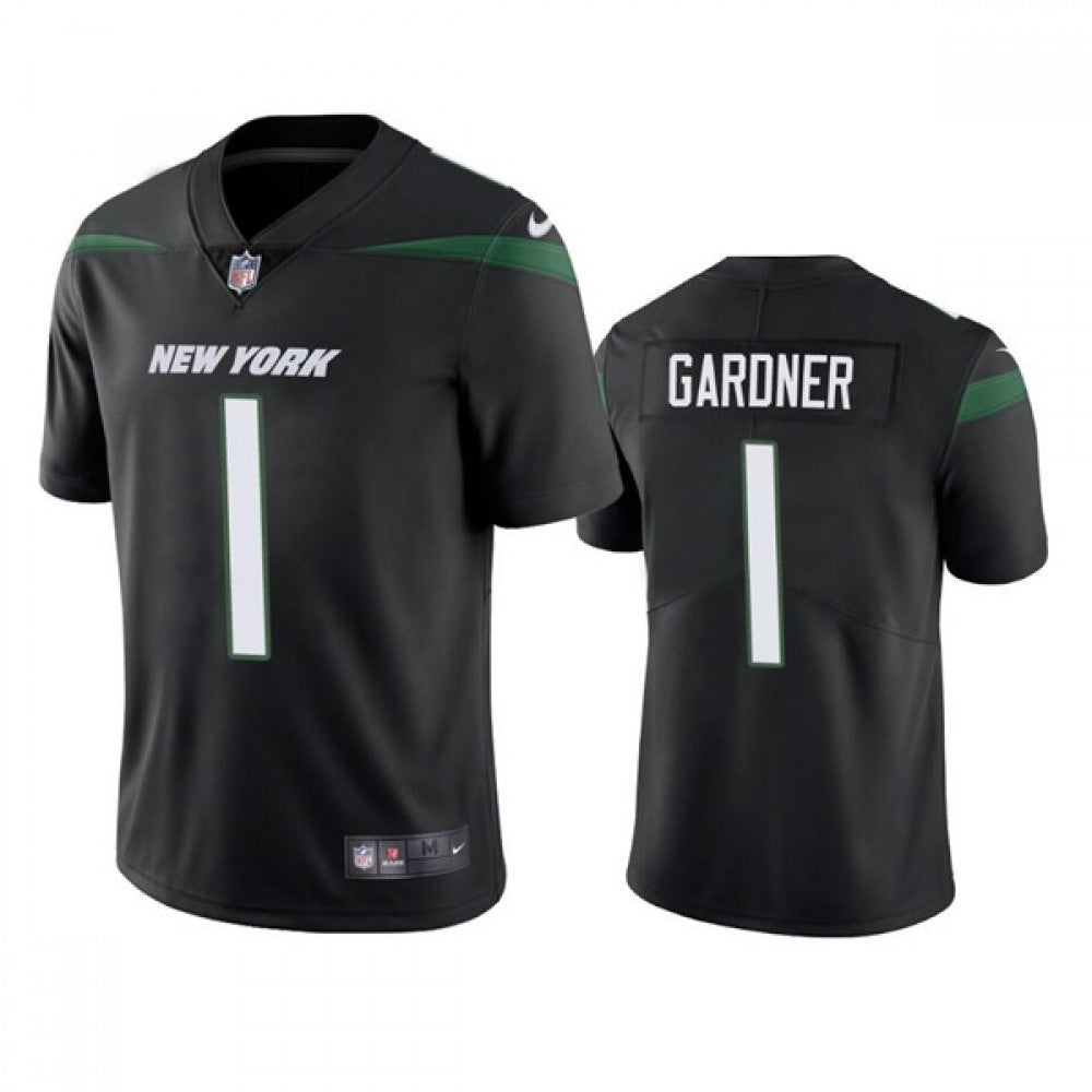 Toddlers New York Jets #1 Ahmad Gardner 2022 Black Vapor Untouchable Limited Stitched Jersey 