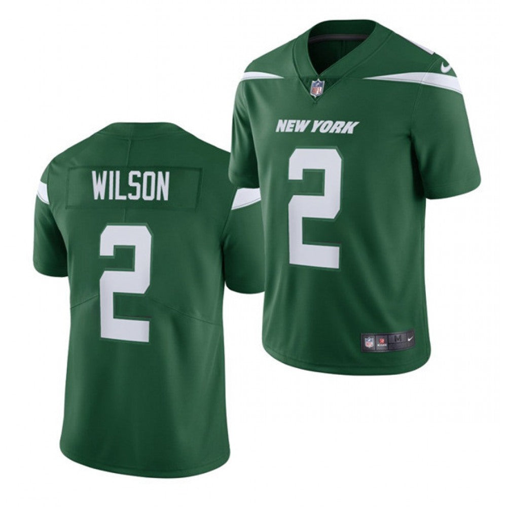 Toddlers New York Jets #2 Zach Wilson 2021 Green Vapor Untouchable Limited Stitched Jersey 
