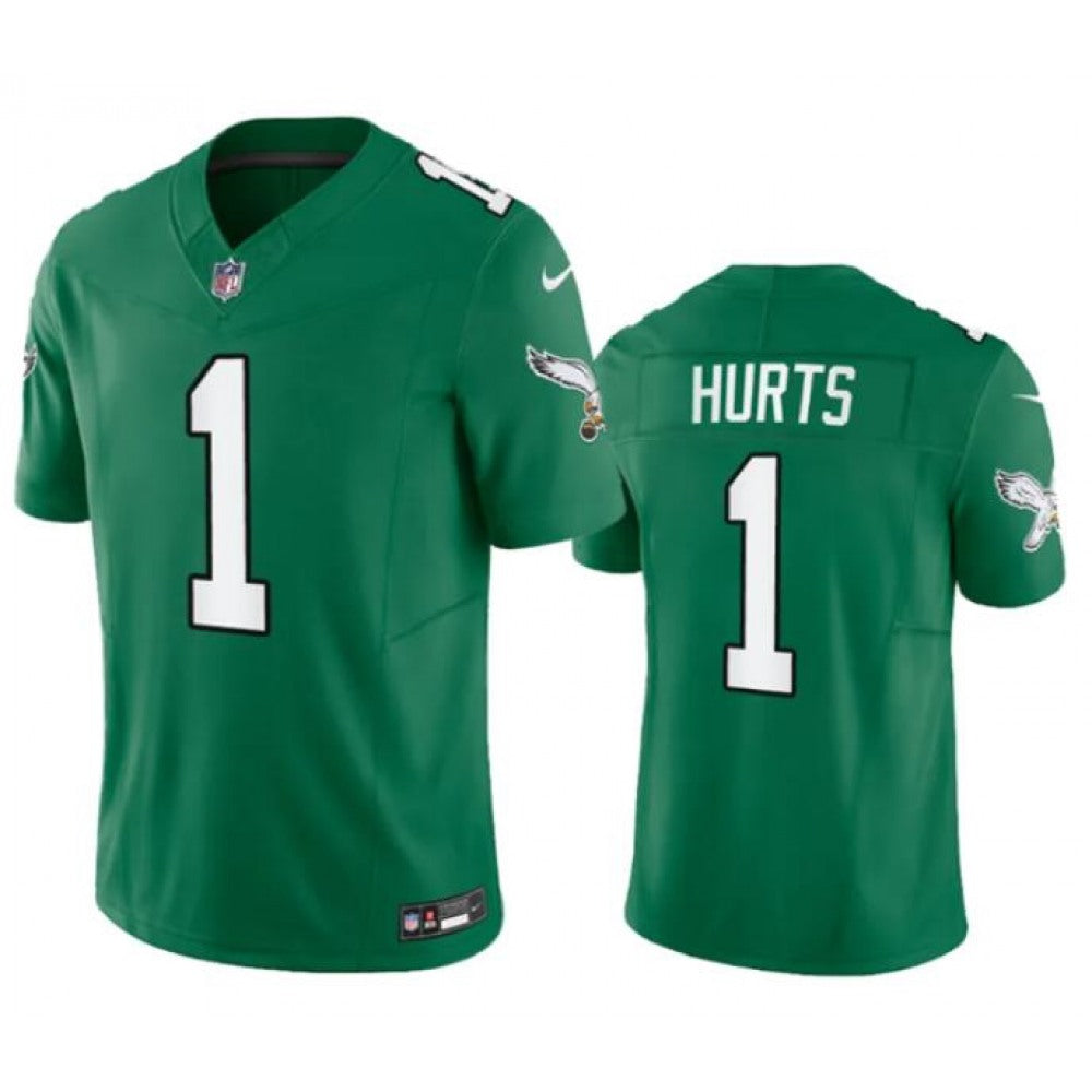 Toddlers Philadelphia Eagles #1 Jalen Hurts Green 2023 F.U.S.E. Vapor Untouchable Stitched Football Jersey 