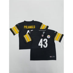 Toddlers Pittsburgh Steelers #43 Troy Polamalu Black Vapor Untouchable Limited Stitched NFL Jersey 