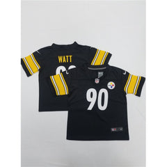 Toddlers Pittsburgh Steelers #90 T. J. Watt Black Vapor Untouchable Limited Stitched NFL Jersey 