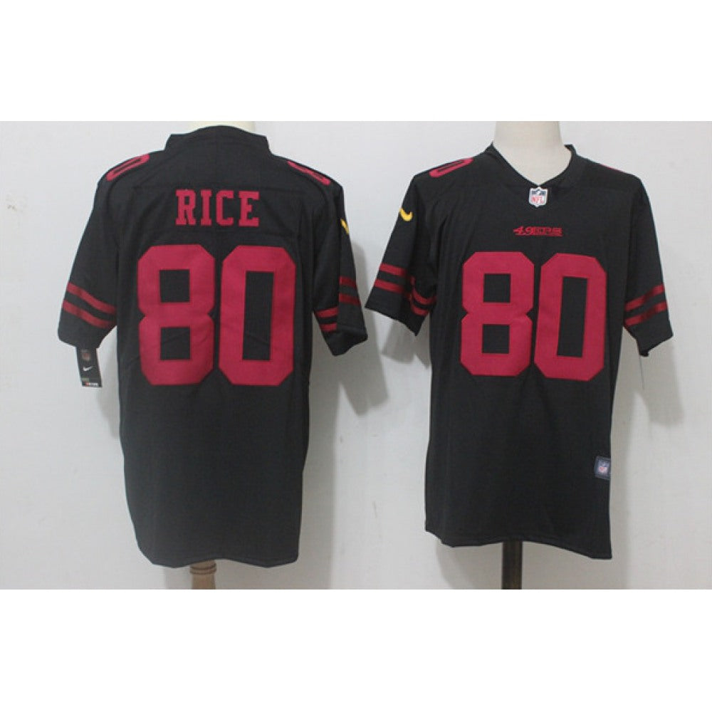 Toddlers San Francisco 49ers #80 Jerry Rice Black Alternate Stitched Jersey 