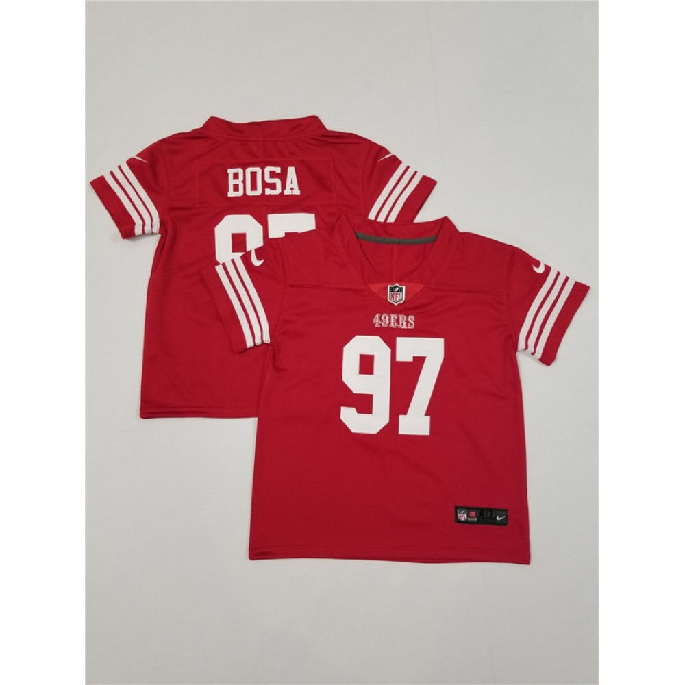 Toddlers San Francisco 49ers #97 Nick Bosa Red Vapor Untouchable Stitched Football Jersey 