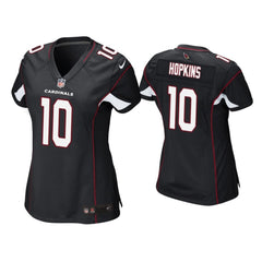 Women's Arizona Cardinals #10 DeAndre Hopkins Black Stitched Jersey(Run Small) 