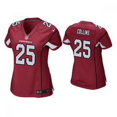Women's Arizona Cardinals #25 Zaven Collins Red Stitched Jersey(Run Small) 