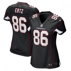 Women's Arizona Cardinals #86 Zach Ertz Black Stitched Jersey(Run Small) 