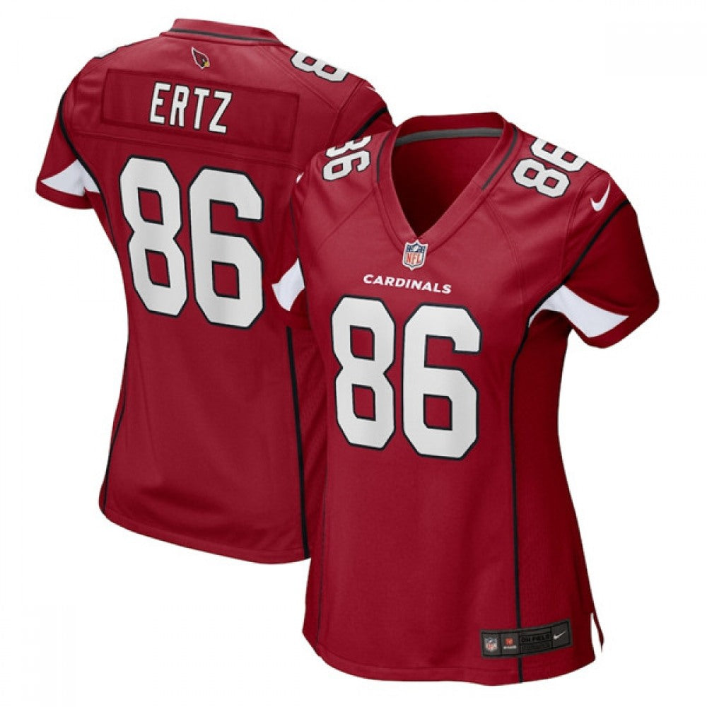 Women's Arizona Cardinals #86 Zach Ertz Red Stitched Jersey(Run Small) 