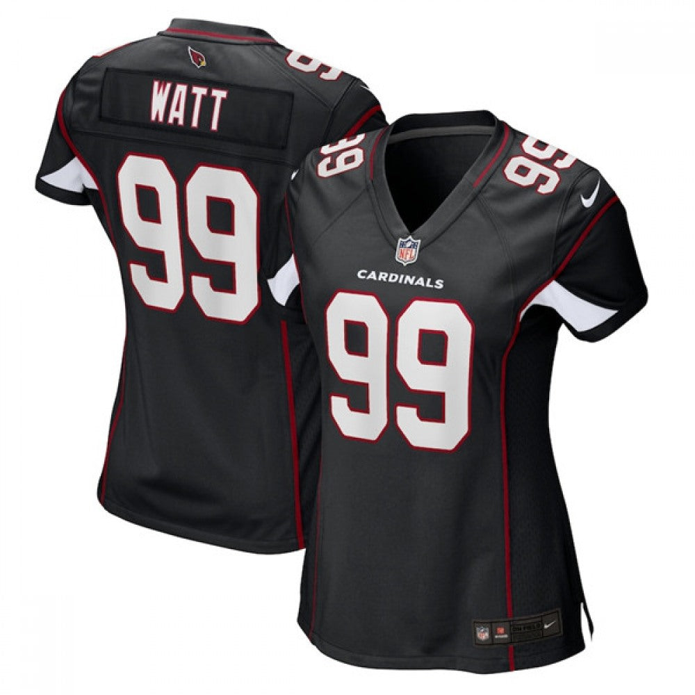 Women's Arizona Cardinals #99 J.J. Watt Black Stitched Jersey(Run Small) 