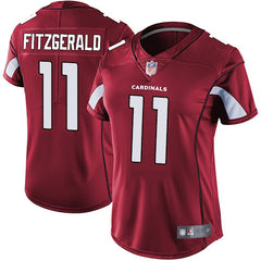 Women's Arizona Cardinals #11 Larry Fitzgerald Red Vapor Untouchable Limited Stitched NFL Jersey(Run Small) 