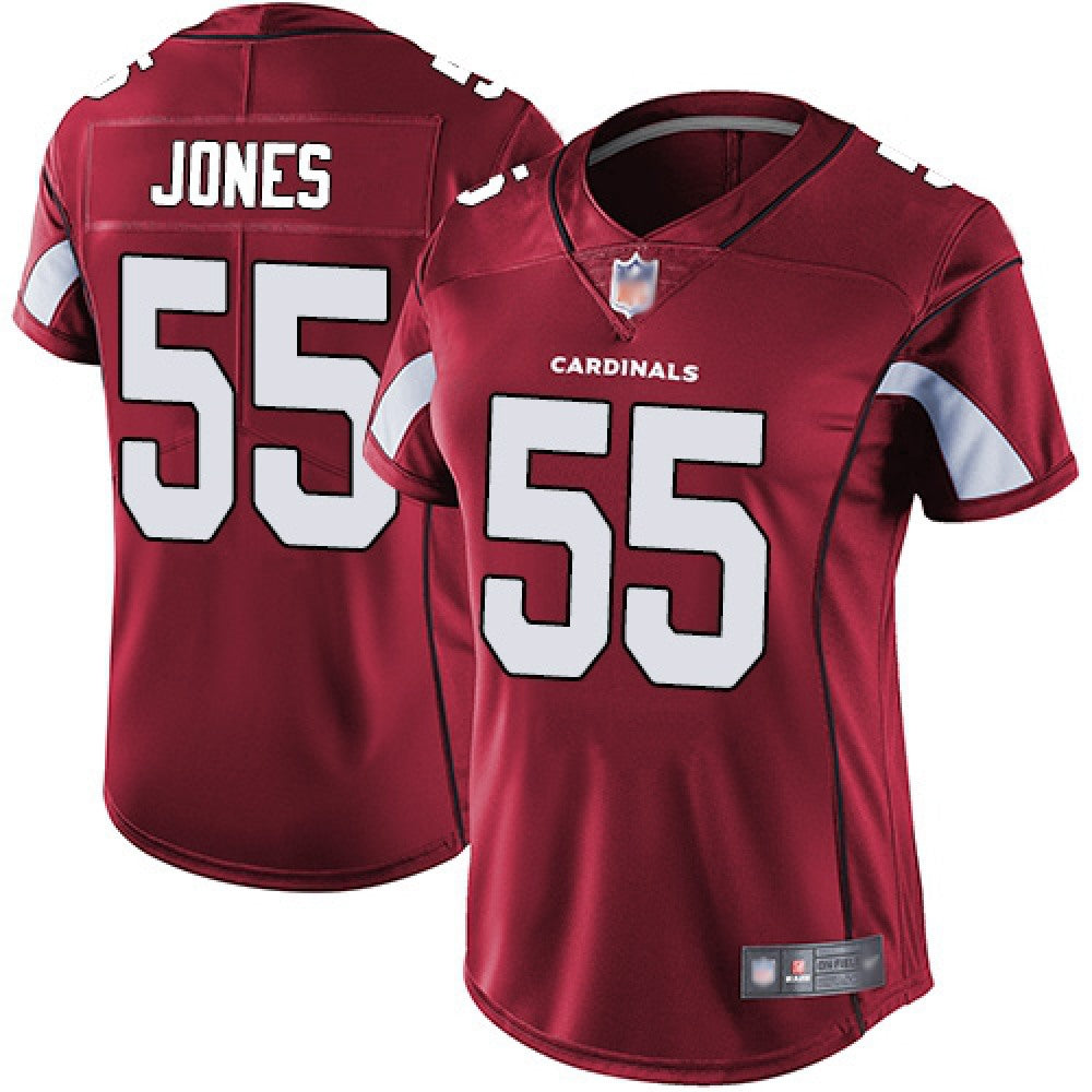 Women's Arizona Cardinals #55 Chandler Jones Red Vapor Untouchable Limited Stitched NFL Jersey(Run Small) 