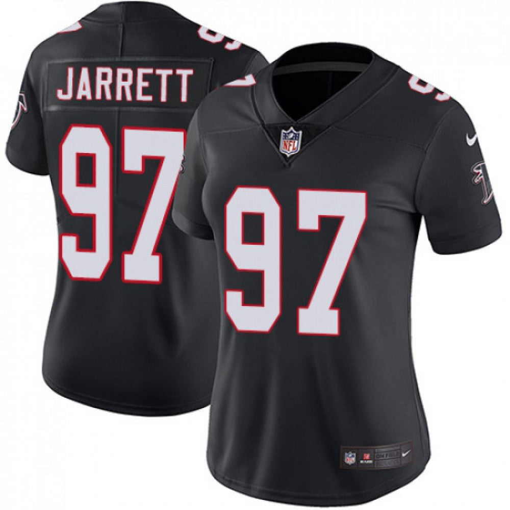 Women's Atlanta Falcons #97 Grady Jarrett Black Vapor Untouchable Limited Stitched NFL Jersey(Run Small) 