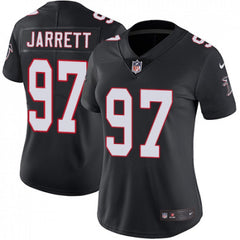 Women's Atlanta Falcons #97 Grady Jarrett Black Vapor Untouchable Limited Stitched NFL Jersey(Run Small) 