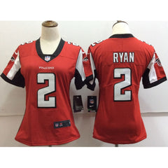 Women's Atlanta Falcons #2 Matt Ryan Red Untouchable Limited Stitched NFL Jersey 