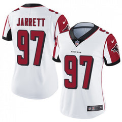 Women's Atlanta Falcons #97 Grady Jarrett White Vapor Untouchable Limited Stitched NFL Jersey(Run Small) 