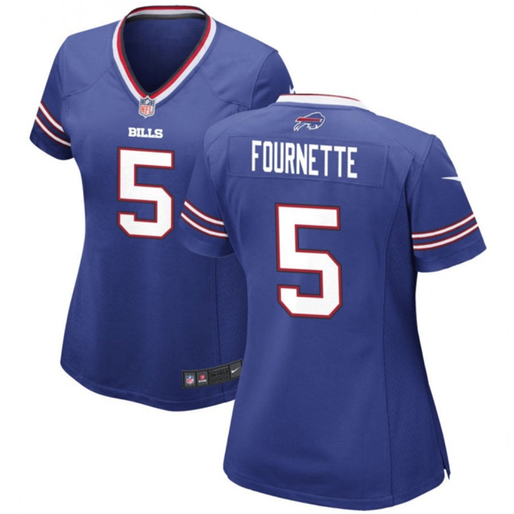 Women's Buffalo Bills #5 Leonard Fournette Blue Stitched Football Jersey(Run Small) 