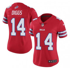 Women's Buffalo Bills #14 stefon diggs Red Vapor Untouchable Limited Stitched NFL Jersey (Run Samll 