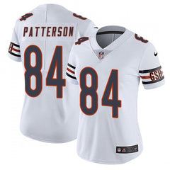 Women's Chicago Bears #84 Cordarrelle Patterson White Vapor Untouchable Limited Stitched NFL Jersey(Run Small) 