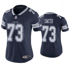 Women's Dallas Cowboys #73 Tyler Smith Navy Vapor Untouchable Limited Stitched Jersey(Run Small) 