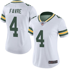 Women's Green Bay Packers #4 Brett Favre Vapor Untouchable Limited Stitched NFL Jersey(Run Small) 