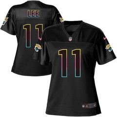 Women's Jacksonville Jaguars #11 Marqise Lee Black Stitched Jersey(Run Small) 