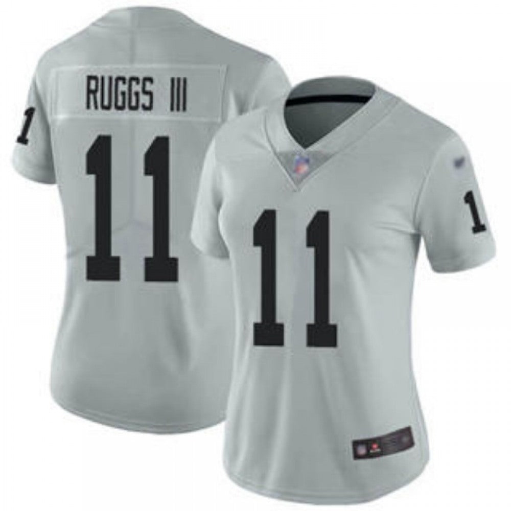 Women's Las Vegas Raiders #11 Henry Ruggs III Grey Vapor Untouchable Limited Stitched NFL Jersey(Run Small) 