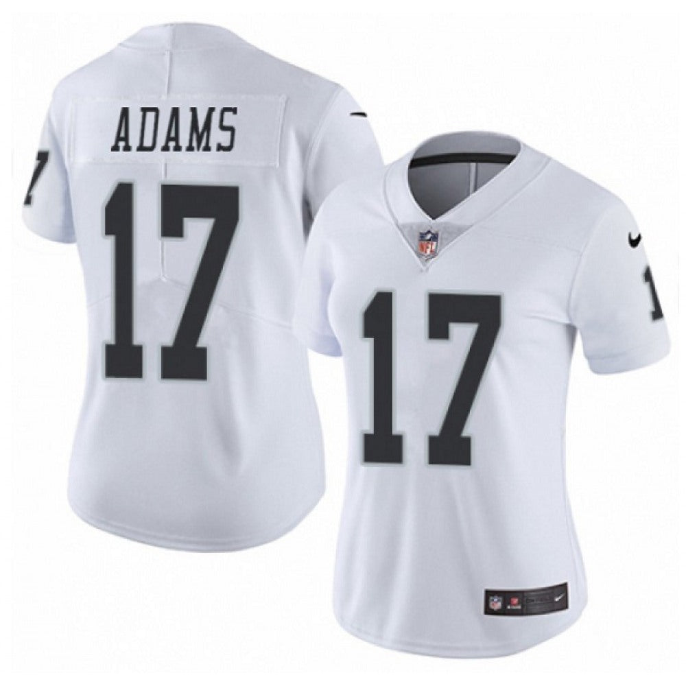 Women's Las Vegas Raiders #17 Davante Adams White Vapor Untouchable Limited Stitched Jersey(Run Small) 