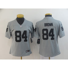 Women's Oakland Raiders #84 Antonio Brow 2019 Gary Inverted Legend Stitched NFL Jersey(Run Small) 
