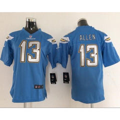 Chargers #13 Keenan Allen Electric Blue Alternate Women's Stitched NFL New Elite Jersey 