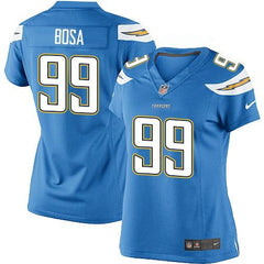 Chargers #99 Joey Bosa Electric Blue Alternate Women's Stitched NFL New Limited Jersey 