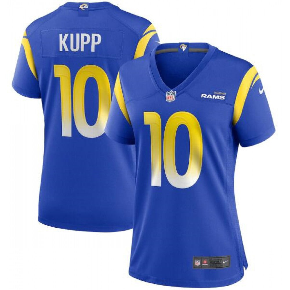 Women's Los Angeles Rams #10 Cooper Kupp Royal Vapor Untouchable Limited Stitched Jersey(Run Small) 