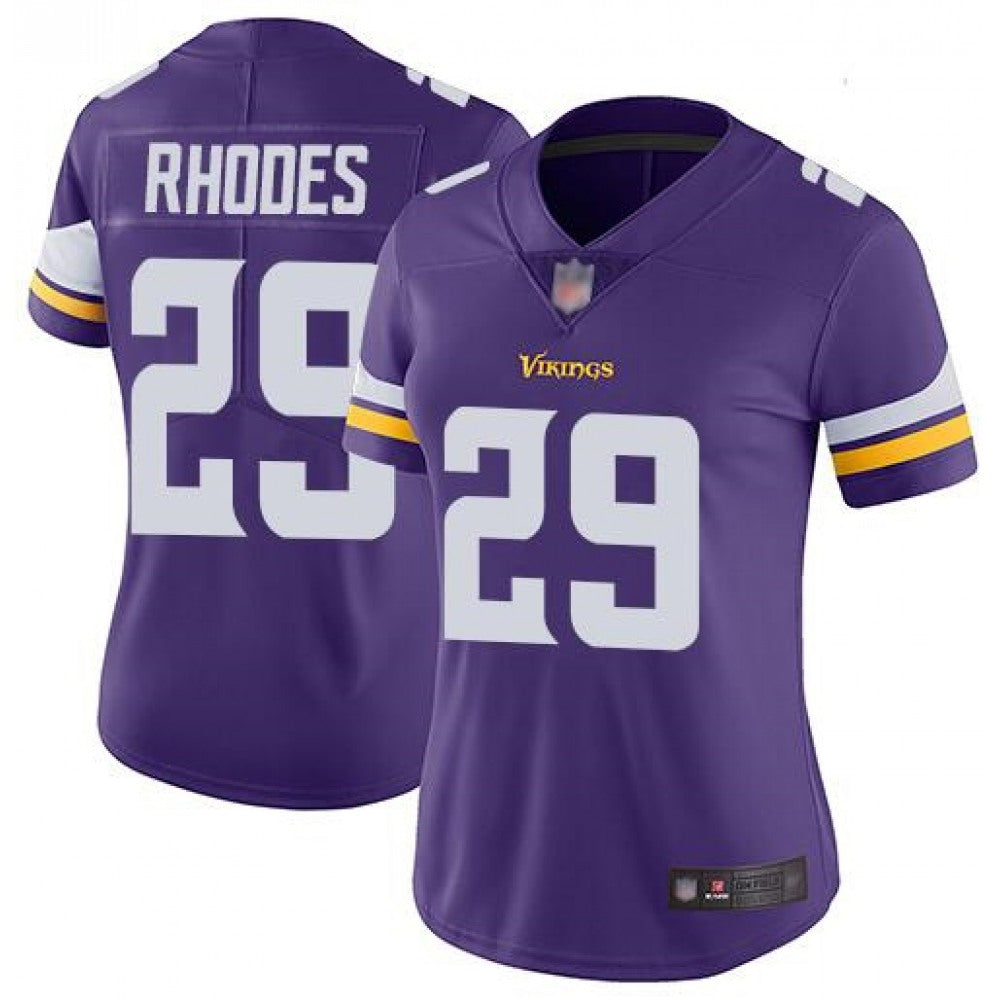 Women's Minnesota Vikings #29 Xavier Rhodes Purple Vapor Untouchable Limited Stitched NFL Jersey(Run Small) 