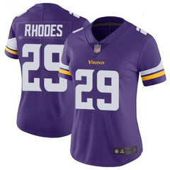 Women's Minnesota Vikings #29 Xavier Rhodes Purple Vapor Untouchable Limited Stitched NFL Jersey(Run Small) 